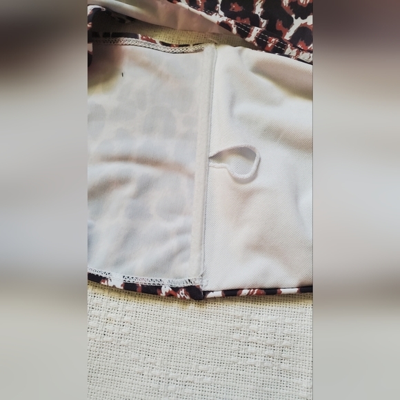 Shein 3XL plus cheetah print bandeau top high rise bikini set nwot - Picture 5 of 5